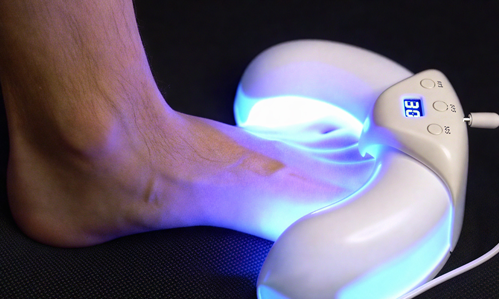 Person using Welnax™ BioClear
