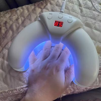 Person using Welnax™ BioClear